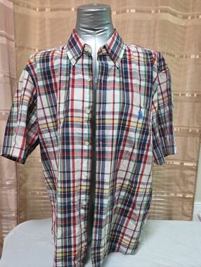 U.S. Polo Assn. Short-Sleeve Plaid Button-Down Shirt